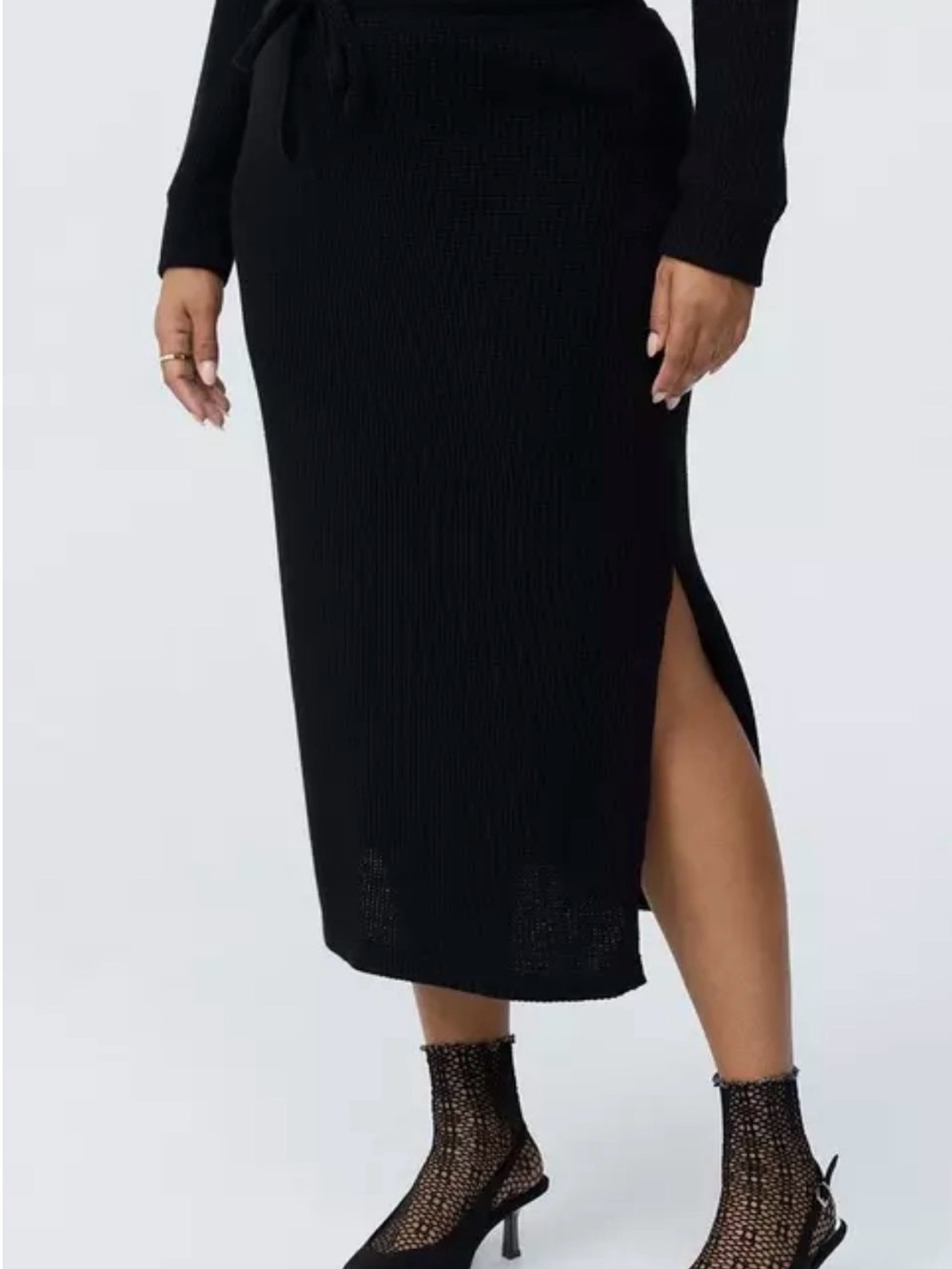 NWOT TORRID Waffle Knit Sweatshirt Skirt SIZE 1X